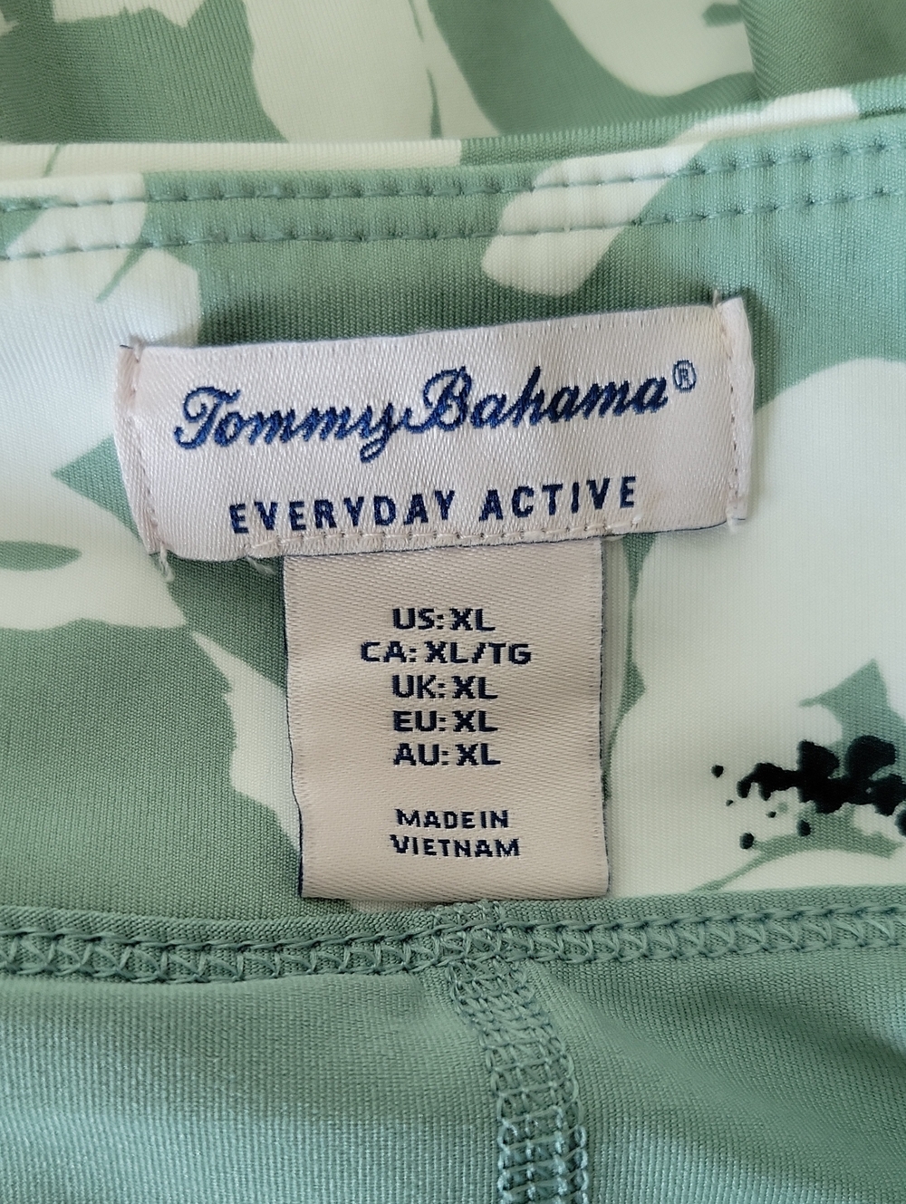 Tommy Bahama Everyday Active Sage Green White Floral Golf Skort Size XL - Picture 5 of 6